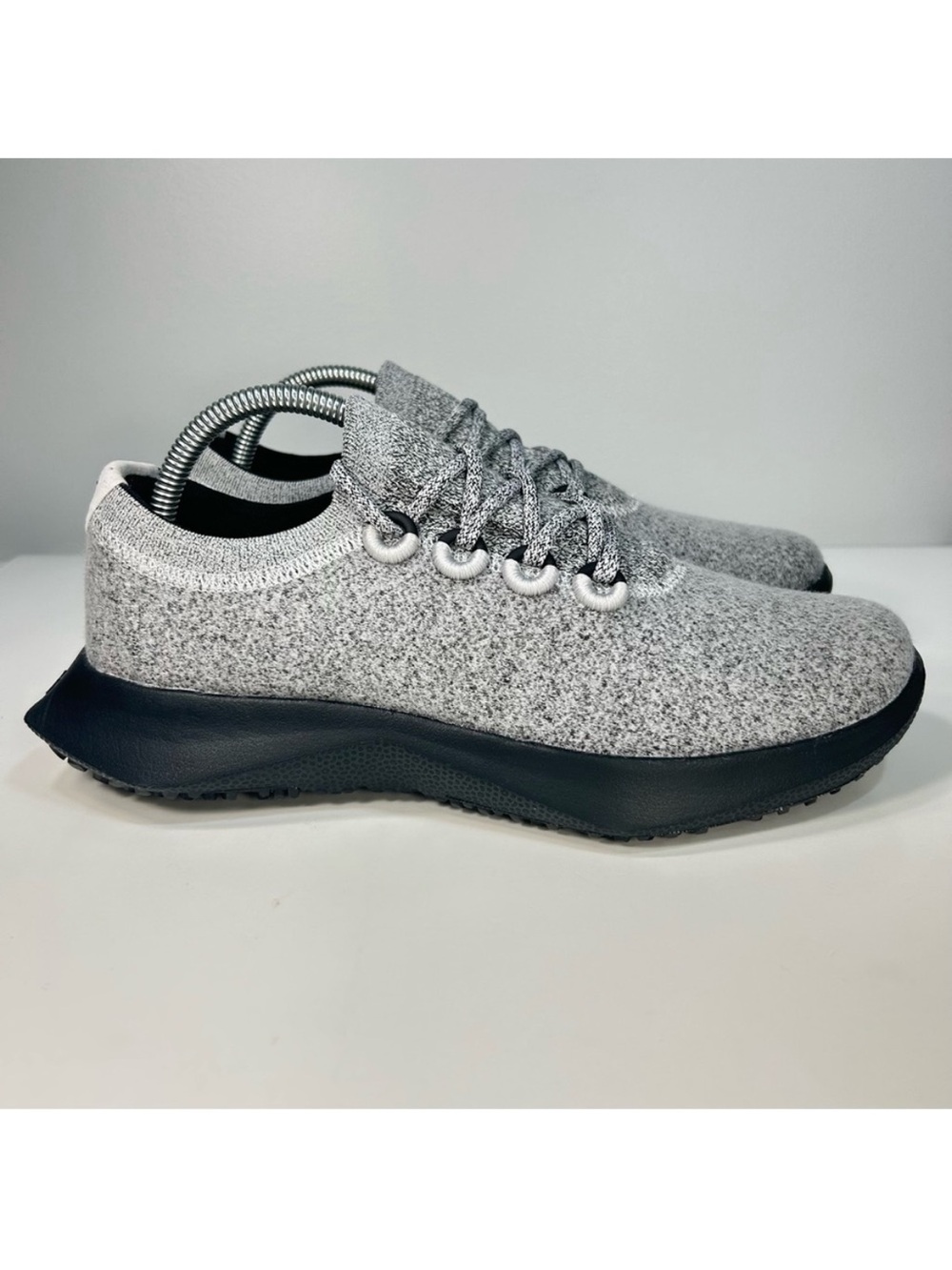 Like NEW allbirds WD2 Wool Dasher Comfort Running Shoe Grey/ Black; Men’s Sz 8.5